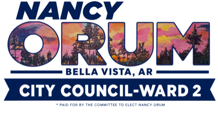 Nancy Orum — Bella Vista, AR — City Council, Ward 2 — home