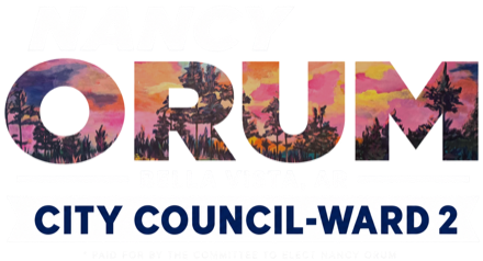 Nancy Orum — Bella Vista, AR — City Council, Ward 2 — home